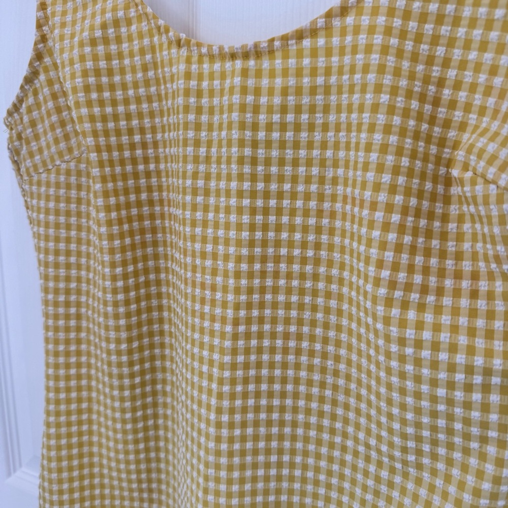 Urban Outfitters Mini Dress Yellow Gingham - Picture 6 of 9